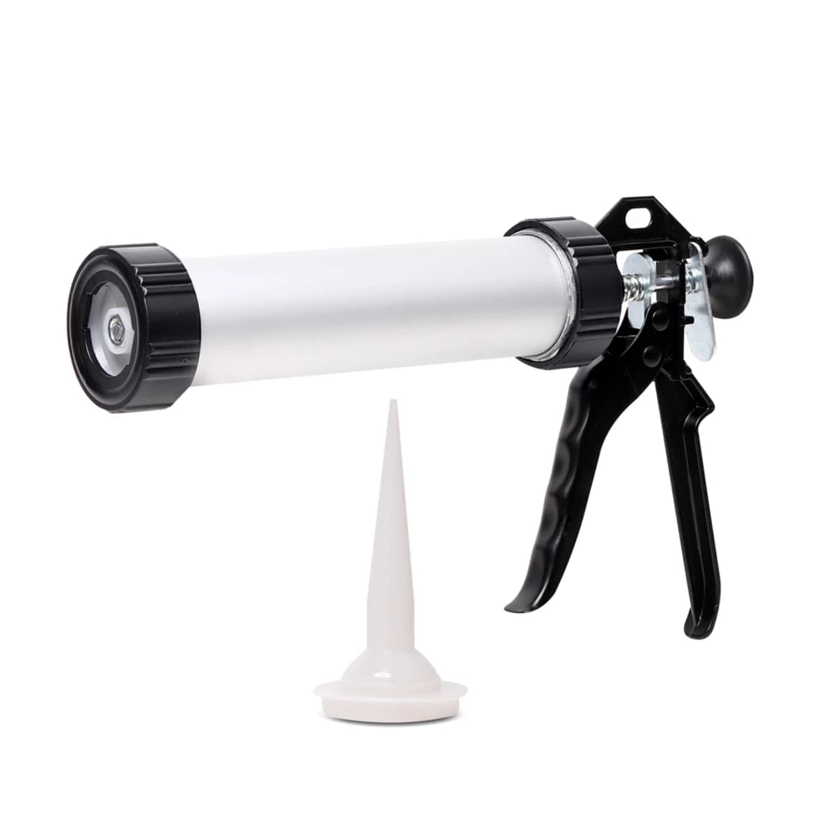 POLO ปืนยิงซิลิโคนแบบกระบอก 9 นิ้ว บรรจุกาวซิลิโคนได้ 310 มล. ผลิตจากอลูมิเนียม สำหรับซิลิโคนแบบหลอดพลาสติก (โปโล)