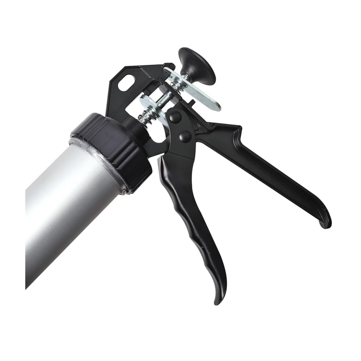 POLO ปืนยิงซิลิโคนแบบกระบอก 15 นิ้ว บรรจุกาวซิลิโคนได้ 600 มล. ผลิตจากอลูมิเนียม สำหรับซิลิโคนแบบหลอดพลาสติก (โปโล)