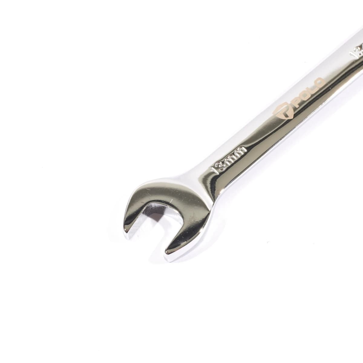 POLO ประแจแหวนเกียร์คอพับ เบอร์ 13 ยาว 179 มม. รอบปรับ 5 องศา 72 ฟัน คอปรับได้ 180 องศา (โปโล)