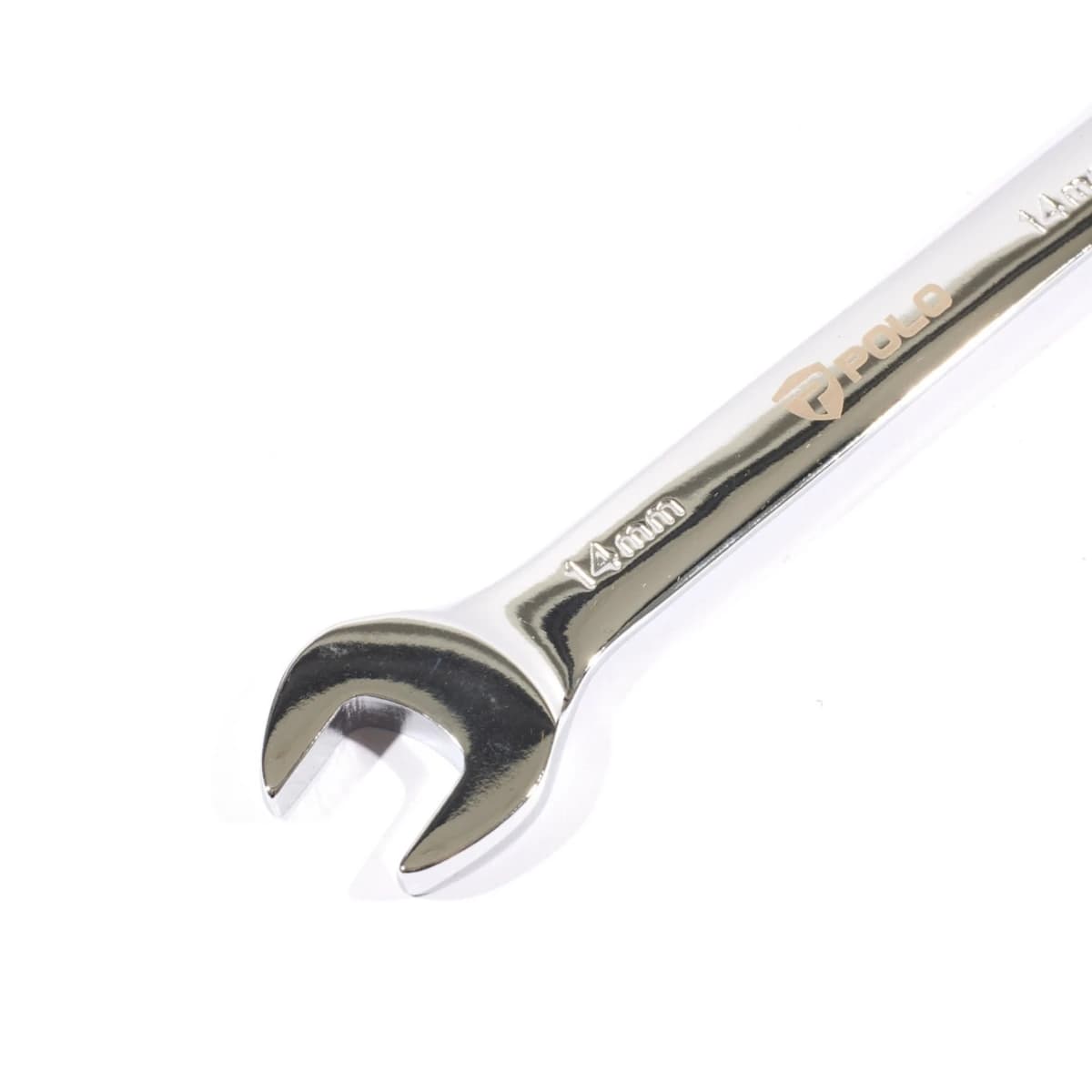 POLO ประแจแหวนเกียร์คอพับ เบอร์ 14 ยาว 192 มม. รอบปรับ 5 องศา 72 ฟัน คอปรับได้ 180 องศา (โปโล)