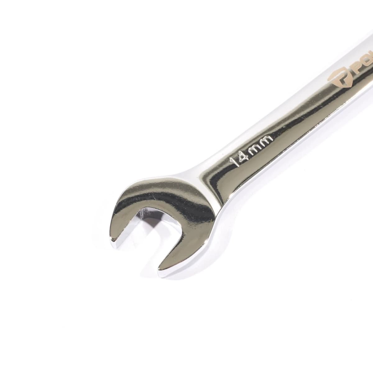 POLO ประแจแหวนเกียร์ เบอร์ 14 ยาว 192 มม. ทำงานด้วยมุมขับเพียง 5 องศา แรงบิดสูงด้วยมุมจับรอบทิศทาง (โปโล)