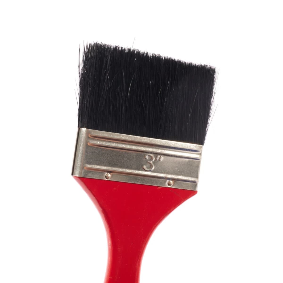 POLO แปรงทาสีขนดำ ขนาด 3 นิ้ว รุ่น GD ด้ามครีม ทำจากขนสัตว์ 40% + พลาสติก 60% แข็งแรง ทนทาน (12 ชิ้น/กล่อง) (โปโล)