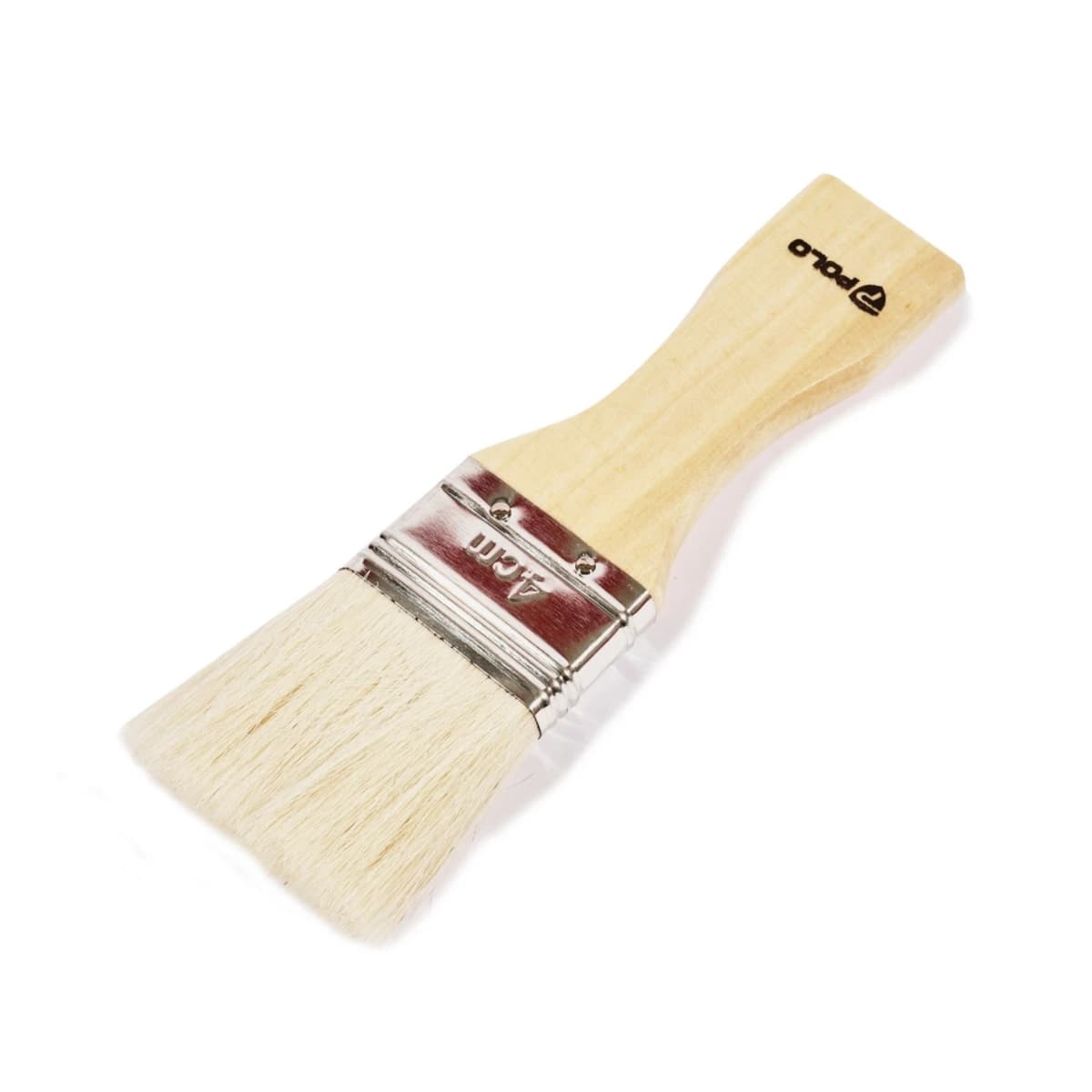 POLO แปรงทาสีขนกระต่าย ขนาด 4 ซม. ขนแปรงละเอียดและซึมซับน้ำได้ดี เหมาะกับงานเฟอร์นิเจอร์ (12 ชิ้น/กล่อง) (โปโล)