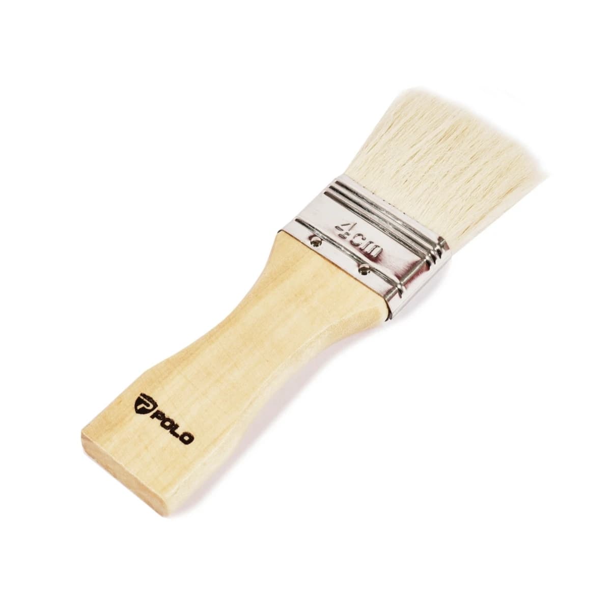 POLO แปรงทาสีขนกระต่าย ขนาด 4 ซม. ขนแปรงละเอียดและซึมซับน้ำได้ดี เหมาะกับงานเฟอร์นิเจอร์ (12 ชิ้น/กล่อง) (โปโล)