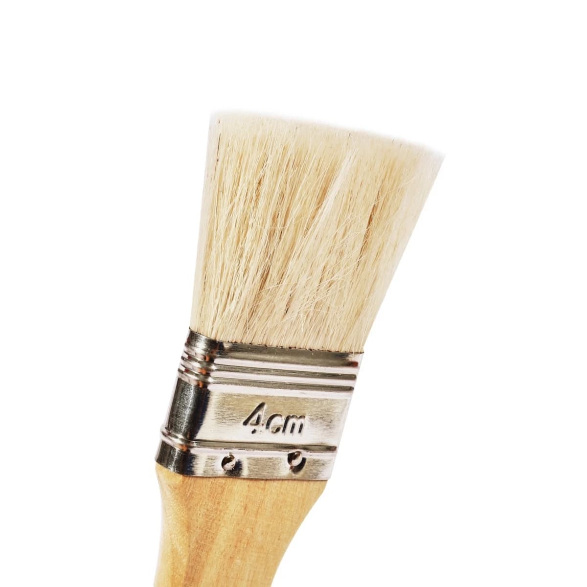 POLO แปรงทาสีขนกระต่าย ขนาด 4 ซม. ขนแปรงละเอียดและซึมซับน้ำได้ดี เหมาะกับงานเฟอร์นิเจอร์ (12 ชิ้น/กล่อง) (โปโล)