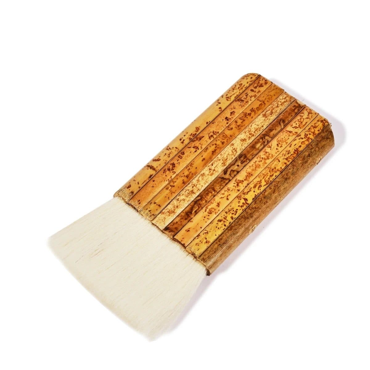 POLO แปรงทาสีขนแกะ ขนาด 8 ปล้อง ด้ามไม้ไผ่ ขนแปรงอ่อนนุ่ม เส้นเล็ก เหมาะกับงานเฟอร์นิเจอร์ งานทาที่ละเอียด (12 ชิ้น/กล่อง) (โปโล)