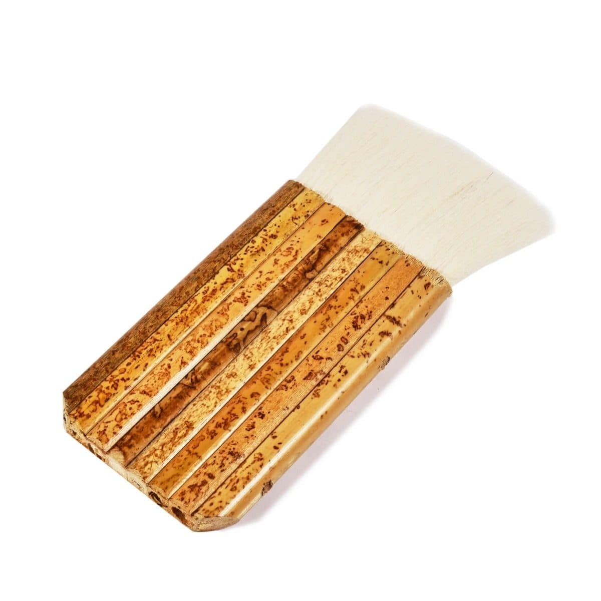 POLO แปรงทาสีขนแกะ ขนาด 8 ปล้อง ด้ามไม้ไผ่ ขนแปรงอ่อนนุ่ม เส้นเล็ก เหมาะกับงานเฟอร์นิเจอร์ งานทาที่ละเอียด (12 ชิ้น/กล่อง) (โปโล)