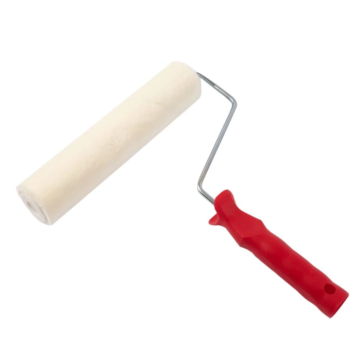 POLO ลูกกลิ้งโครงกรงขนกำมะหยี่ ขนาด 9 นิ้ว ตัวโครงผลิตจากลวดชุบสังกะสี ด้ามพลาสติก ใช้สำหรับงานทาสีน้ำมัน (โปโล)