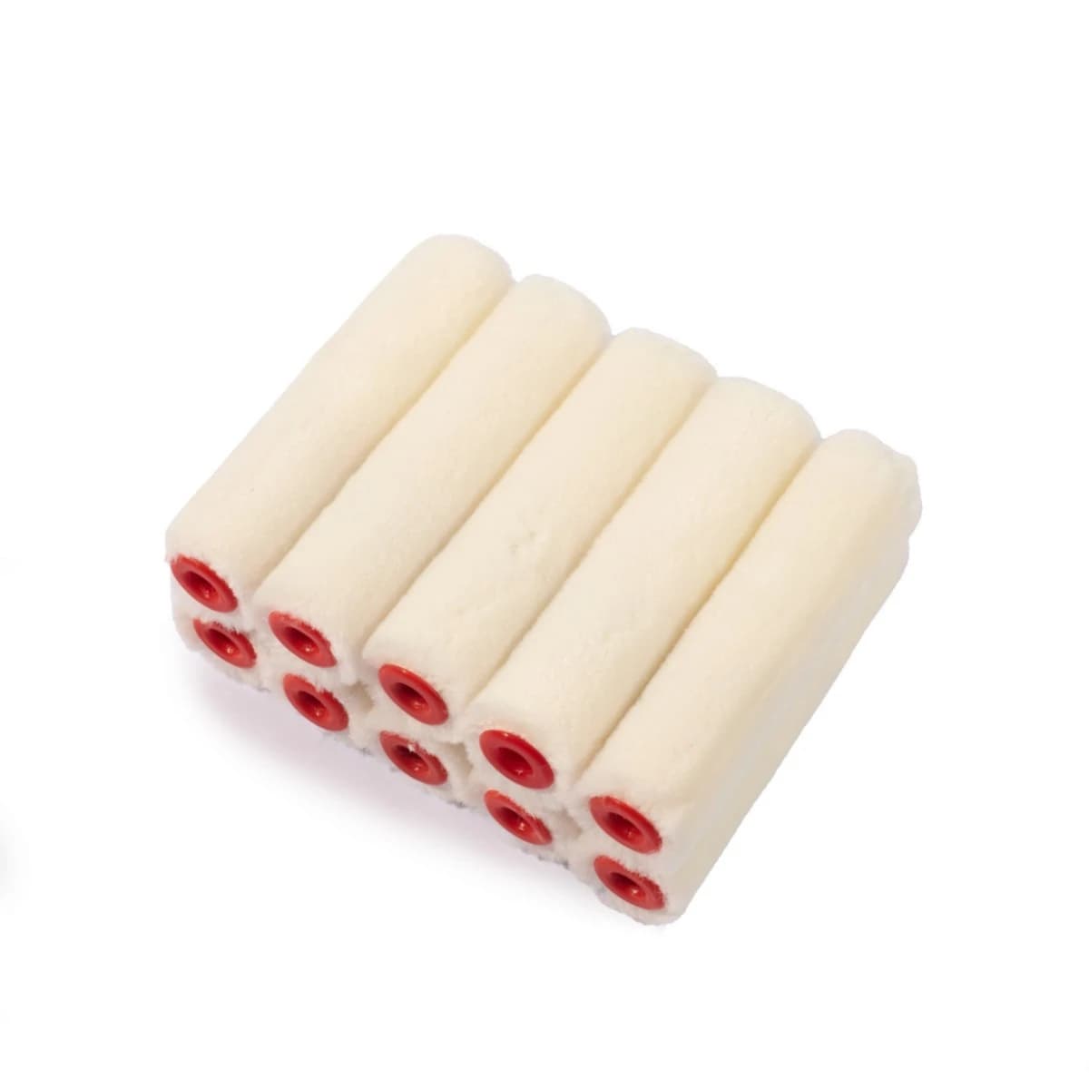 POLO ลูกกลิ้งทาสีน้ำมัน 4 นิ้ว ผลิตจากขนกำมะหยี่ ขนหนา ไม่หลุดร่วงง่าย ให้สีสม่ำเสมอ บรรจุ 10ชิ้น/แพ็ค (โปโล)