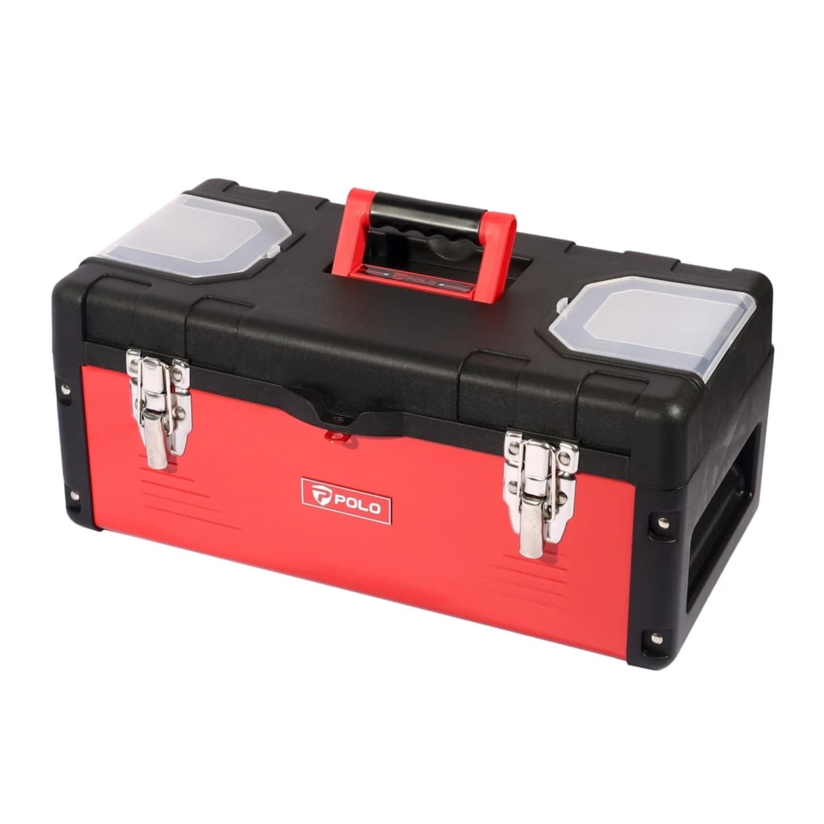 POLO กล่องเครื่องมือเหล็ก 18 นิ้ว รุ่น MP18 ผลิตจากเหล็ก/พลาสติก PP สำหรับจัดเก็บอุปกรณ์เครื่องมือช่าง (โปโล)