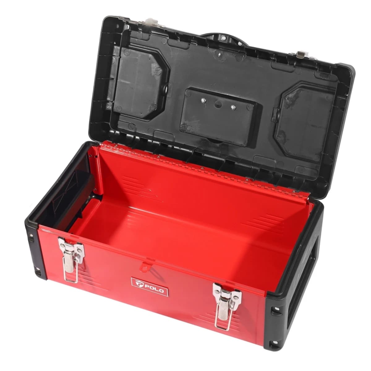 POLO กล่องเครื่องมือเหล็ก 18 นิ้ว รุ่น MP18 ผลิตจากเหล็ก/พลาสติก PP สำหรับจัดเก็บอุปกรณ์เครื่องมือช่าง (โปโล)