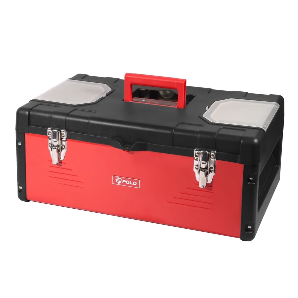 POLO กล่องเครื่องมือเหล็ก 22.5 นิ้ว รุ่น MP22 ผลิตจากเหล็ก/พลาสติก PP สำหรับจัดเก็บอุปกรณ์เครื่องมือช่าง (โปโล)
