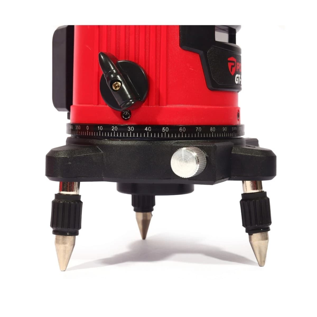 POLO เครื่องวัดระดับเลเซอร์ 5 เส้น แสงสีแดง รุ่น GT-215 ยิงไกล 15-30 ม. สามารถหมุนได้ 360 องศา พร้อมขาตั้ง 1.5 ม. (โปโล)