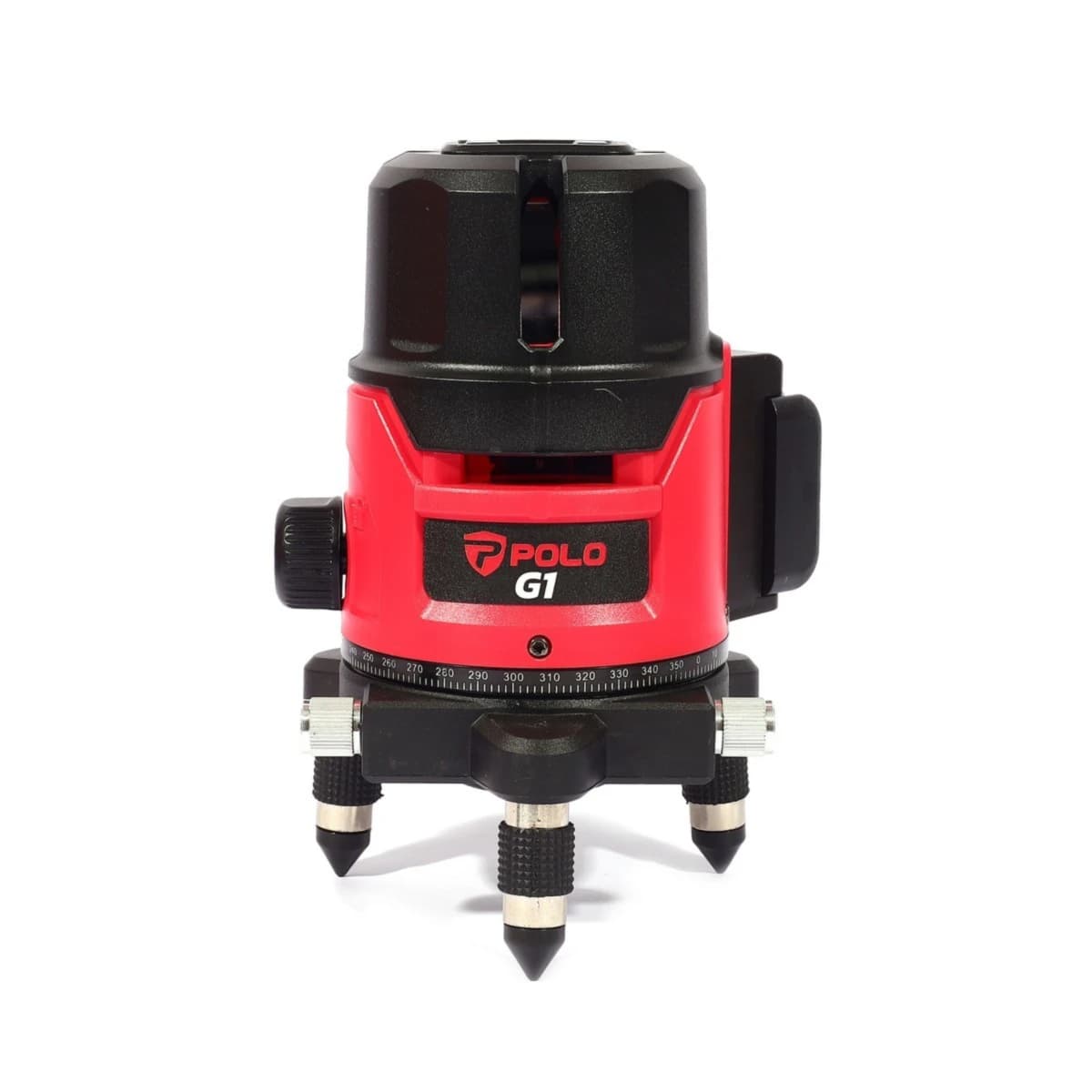 POLO เครื่องวัดระดับเลเซอร์ 5 เส้น แสงสีเขียว รุ่น G1 ยิงไกล 15-30 ม. สามารถหมุนได้ 360 องศา พร้อมขาตั้ง 1.5 ม. (โปโล)