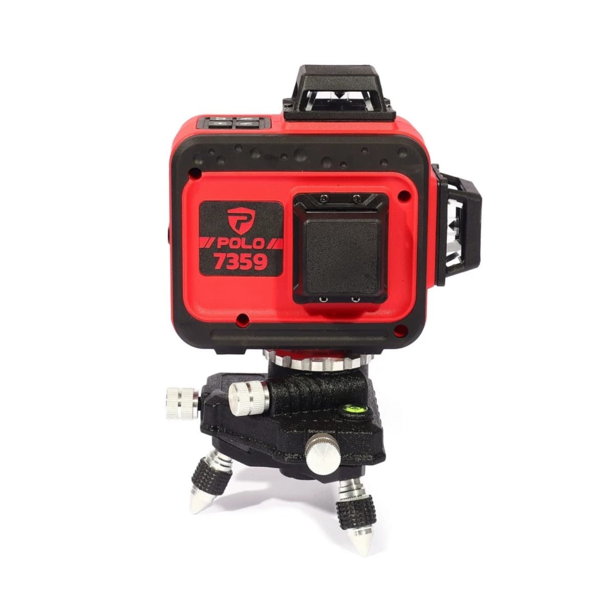 POLO เครื่องวัดระดับเลเซอร์แสงเขียว 12 เส้น และถ่านแบตเตอรี่ Li-ion 2 ก้อน รุ่น 7359 พร้อมขาตั้ง 1.5 เมตร (โปโล)