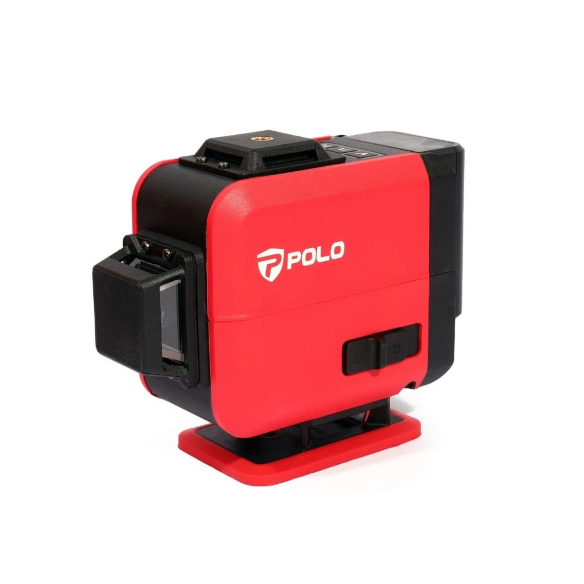 POLO เครื่องวัดระดับเลเซอร์แสงเขียว 12 เส้น และถ่านแบตเตอรี่ Li-ion 2 ก้อน รุ่น E801 พร้อมขาตั้ง 1.5 เมตร (โปโล)