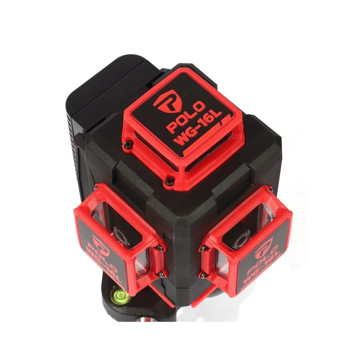 POLO เครื่องวัดระดับเลเซอร์ แสงสีเขียว 16 เส้น 4 มิติ รุ่น WG-16L แสงหมุนรอบด้าน 360 องศา พร้อมขาตั้ง 1.2 เมตร IP-54 (โปโล)