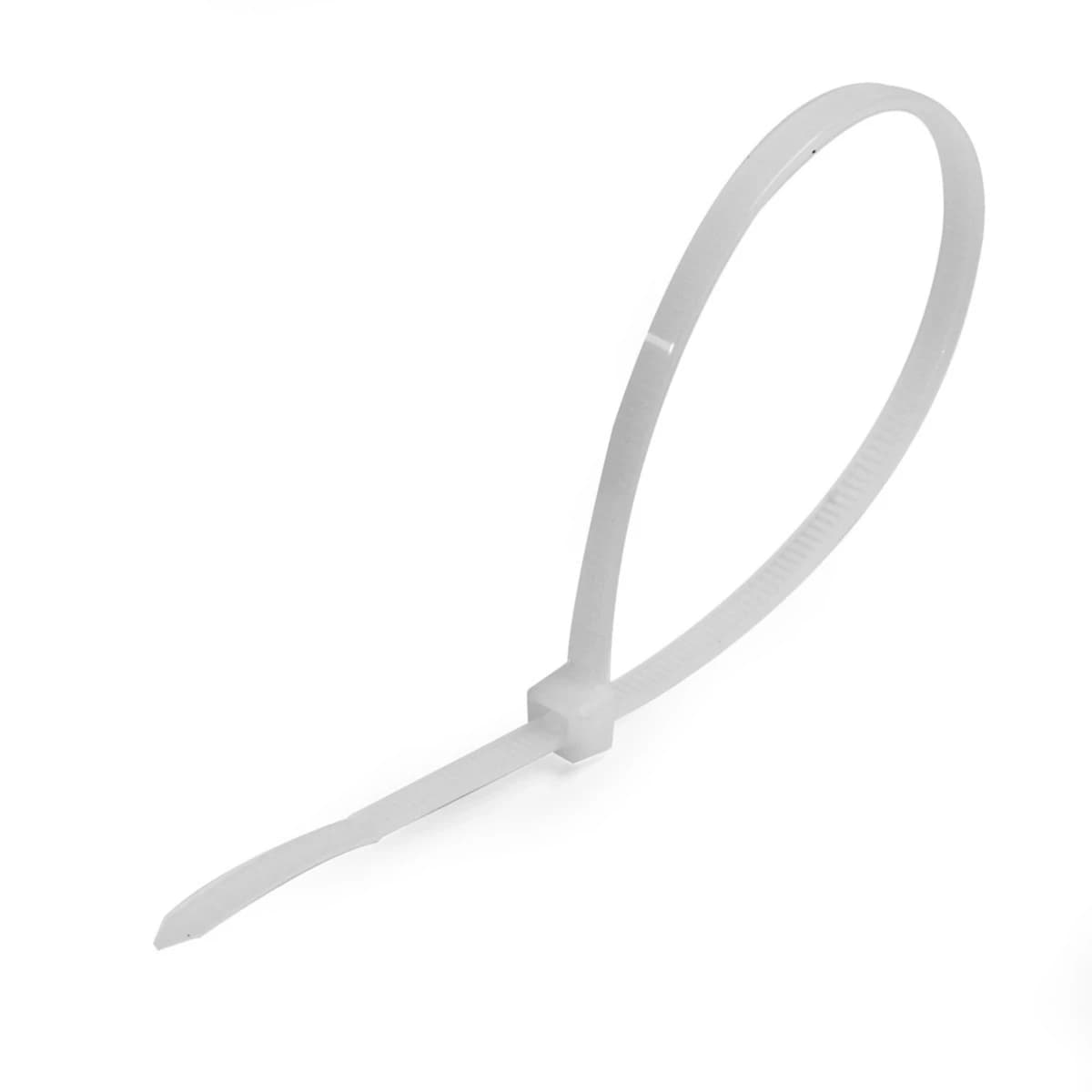 POLO เคเบิ้ลไทร์ สีขาว 2.5X100 มม. (4 นิ้ว) รุ่น PL-100MC ผลิตจากโพลีเอไมด์ มีความเหนียวแน่น ทนทาน บรรจุ 100 ชิ้น/แพ็ค (โปโล)