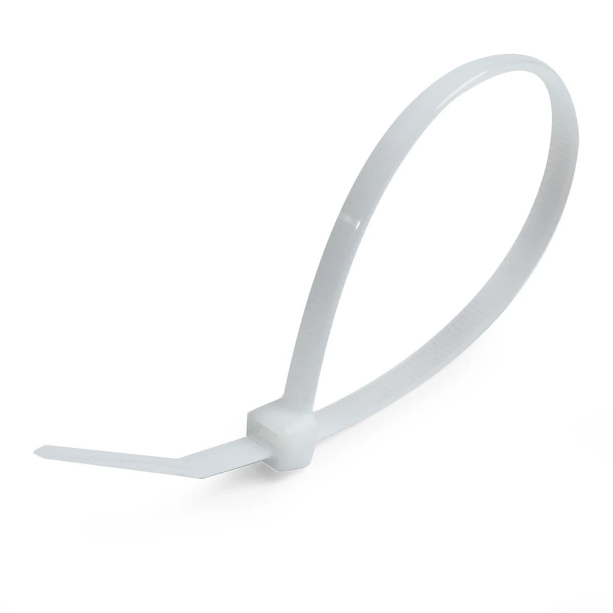 POLO เคเบิ้ลไทร์ สีขาว 4.8X200 มม. (8 นิ้ว) รุ่น PL-200STC ผลิตจากโพลีเอไมด์ มีความเหนียวแน่น ทนทาน บรรจุ 100 ชิ้น/แพ็ค (โปโล)