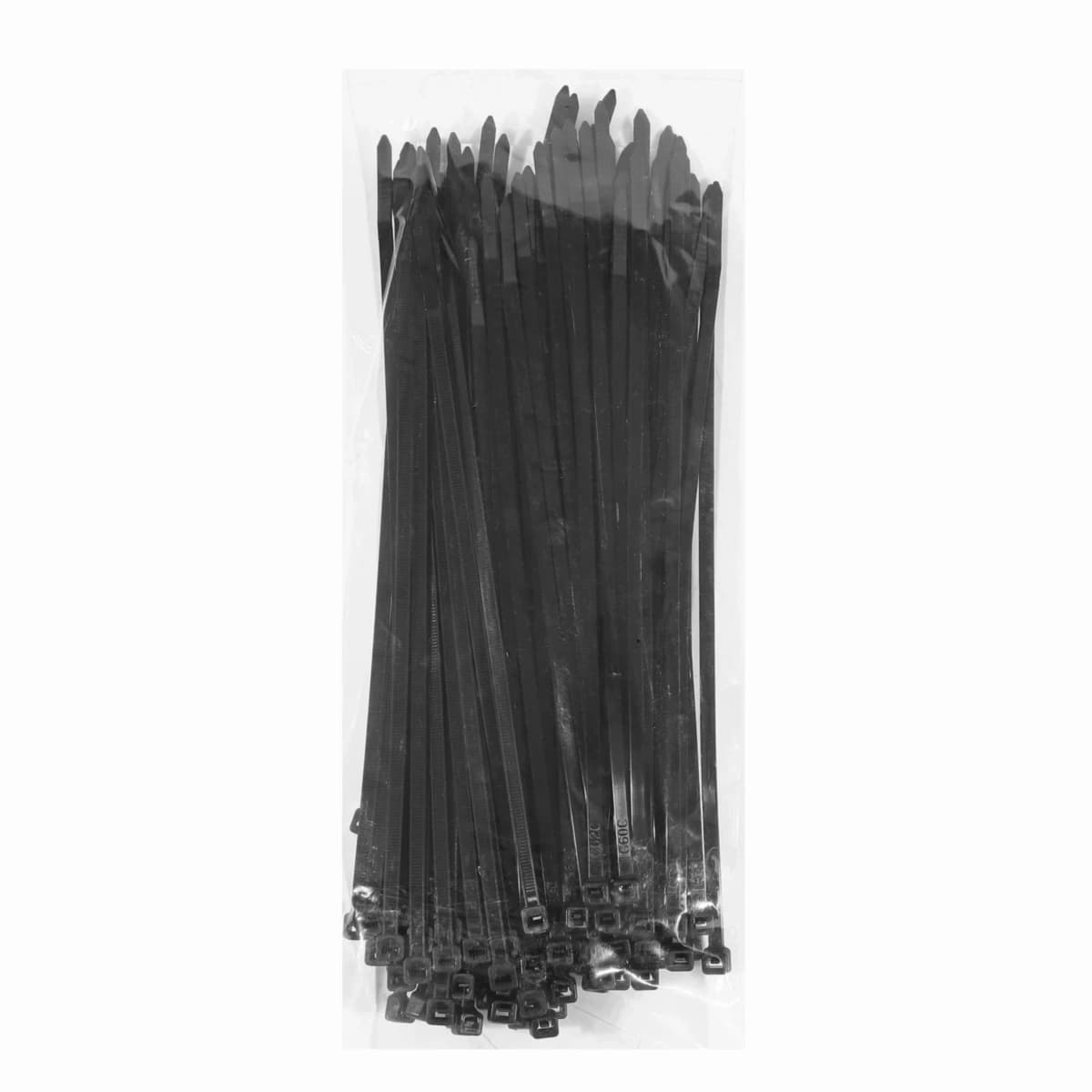 POLO เคเบิ้ลไทร์ สีดำ 4.8X250 มม. (10 นิ้ว) รุ่น PL-250STCB ผลิตจากโพลีเอไมด์ มีความเหนียวแน่น ทนทาน บรรจุ 100 ชิ้น/แพ็ค (โปโล)