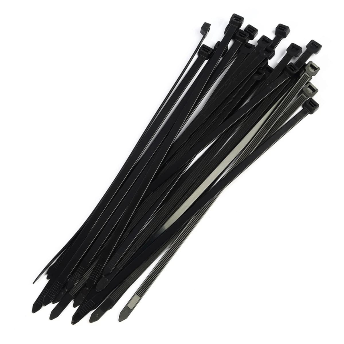 POLO เคเบิ้ลไทร์ สีดำ 7.6X292 มม. (12 นิ้ว) รุ่น PL-300HDB ผลิตจากโพลีเอไมด์ มีความเหนียวแน่น ทนทาน บรรจุ 100 ชิ้น/แพ็ค (โปโล)