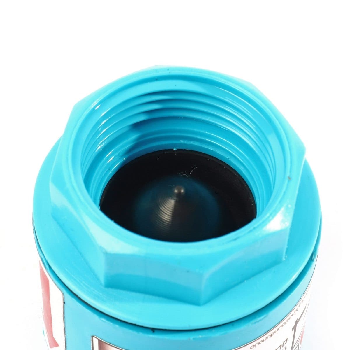 เช็ควาล์วเกลียวในลิ้นเตเปอร์ เรดแฮนด์ (REDHAND) ขนาด 1 นิ้ว สีฟ้า วาล์วชนิดปิดกั้นนํ้า ให้ไหลไปในทางเดียว เพื่อป้องกันการไหลย้อนกลับของน้ำ