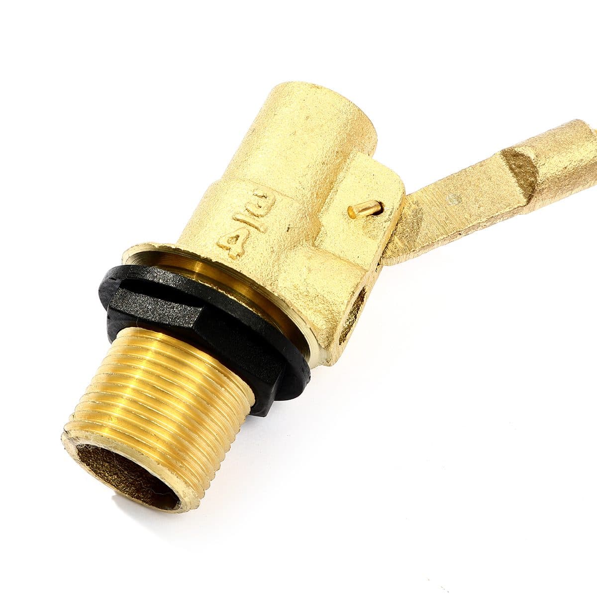 ลูกลอย พลาสติก แบรนด์ อาร์เอ็ม (RM) ขนาด 3/4 นิ้ว (6 หุน) แหวนพลาสติก + ไส้พลาสติก ใช้สำหรับติดตั้งกับแท้งค์น้ำ ทำหน้าที่เปิด-ปิดวาล์วน้ำในแ