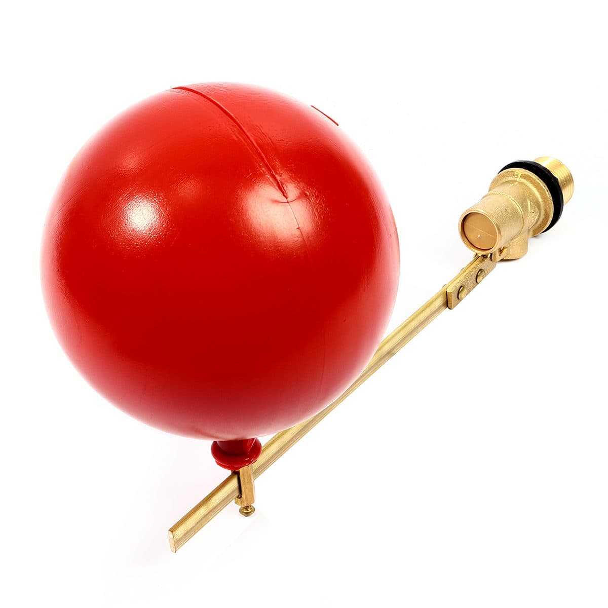 ลูกลอย พลาสติก แบรนด์ อาร์เอ็ม (RM) ขนาด 1 นิ้ว แหวนพลาสติก + ไส้พลาสติก ใช้สำหรับติดตั้งกับแท้งค์น้ำ ทำหน้าที่เปิด-ปิดวาล์วน้ำในแท้งค์