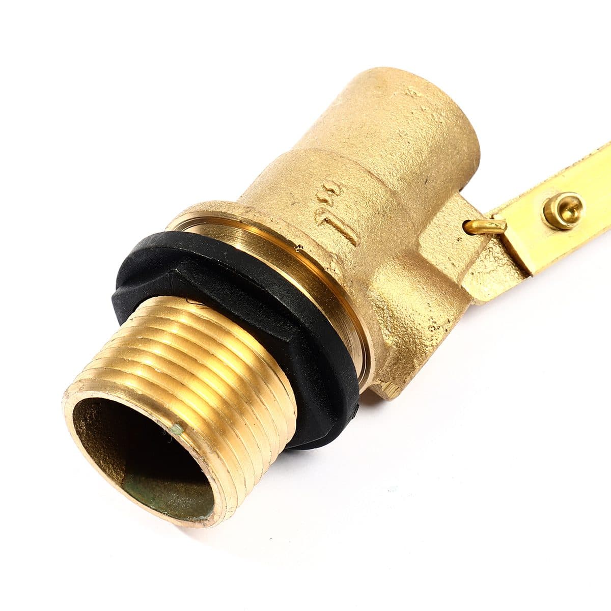 ลูกลอย พลาสติก แบรนด์ อาร์เอ็ม (RM) ขนาด 1 นิ้ว แหวนพลาสติก + ไส้พลาสติก ใช้สำหรับติดตั้งกับแท้งค์น้ำ ทำหน้าที่เปิด-ปิดวาล์วน้ำในแท้งค์