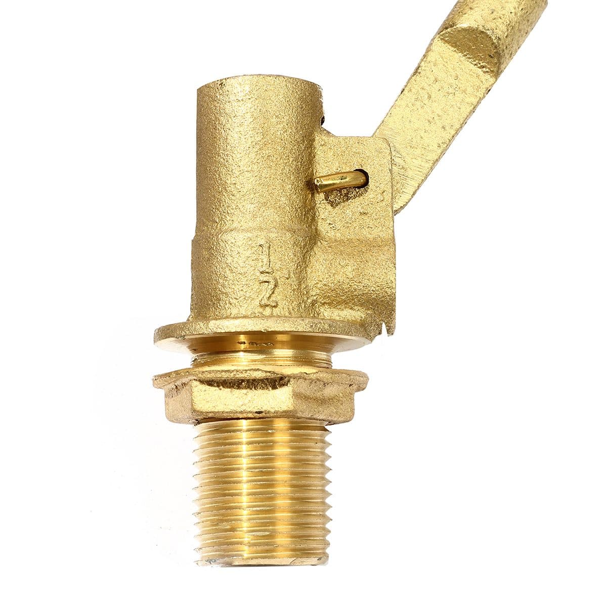 ลูกลอย สแตนเลส แบรนด์ อาร์เอ็ม (RM) ขนาด 1/2 นิ้ว (4 หุน) ใช้สำหรับติดตั้งกับแท้งค์น้ำ ทำหน้าที่เปิด-ปิดวาล์วน้ำในแท้งค์ ไม่เป็นสนิม ใช้งานไ