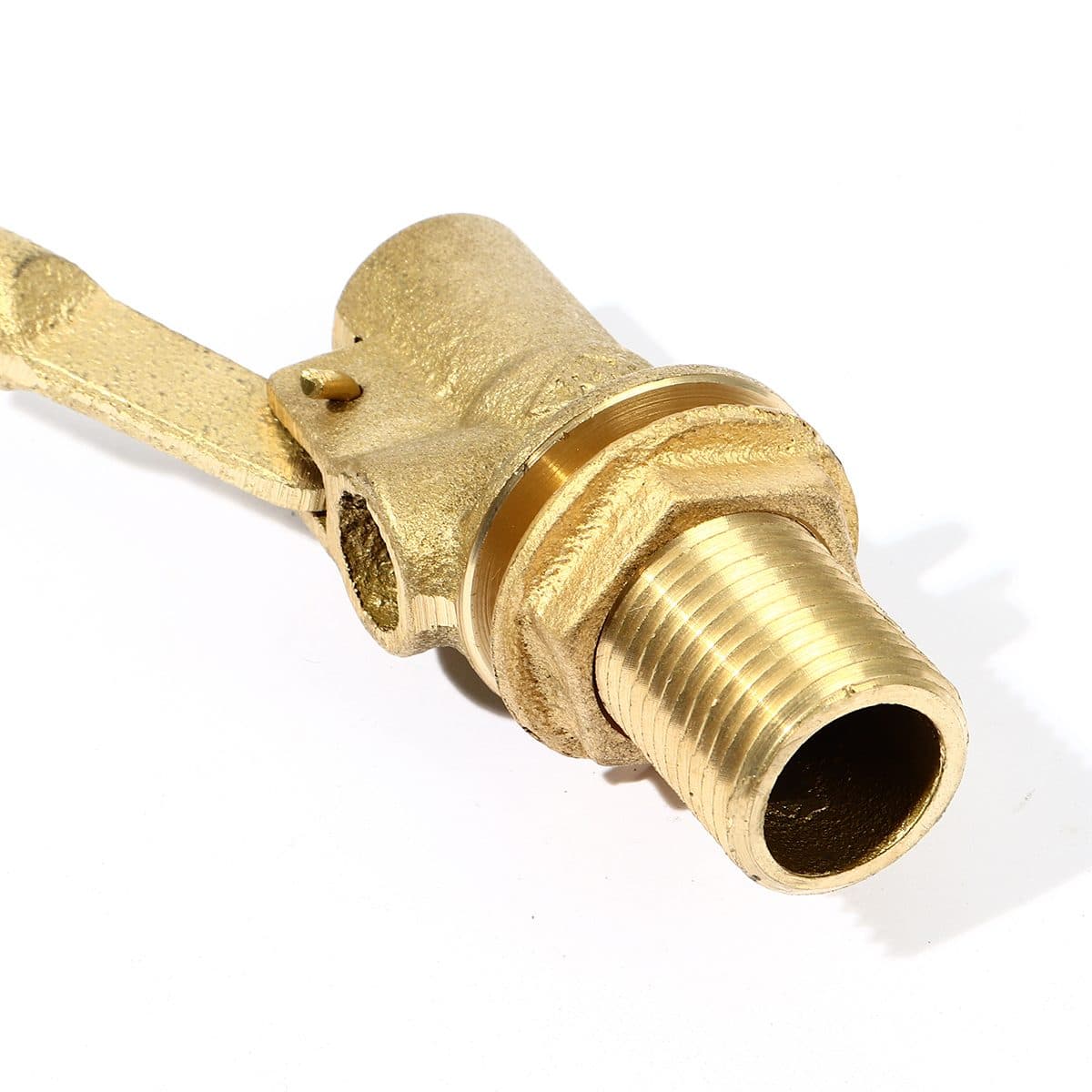 ลูกลอย สแตนเลส แบรนด์ อาร์เอ็ม (RM) ขนาด 1/2 นิ้ว (4 หุน) ใช้สำหรับติดตั้งกับแท้งค์น้ำ ทำหน้าที่เปิด-ปิดวาล์วน้ำในแท้งค์ ไม่เป็นสนิม ใช้งานไ