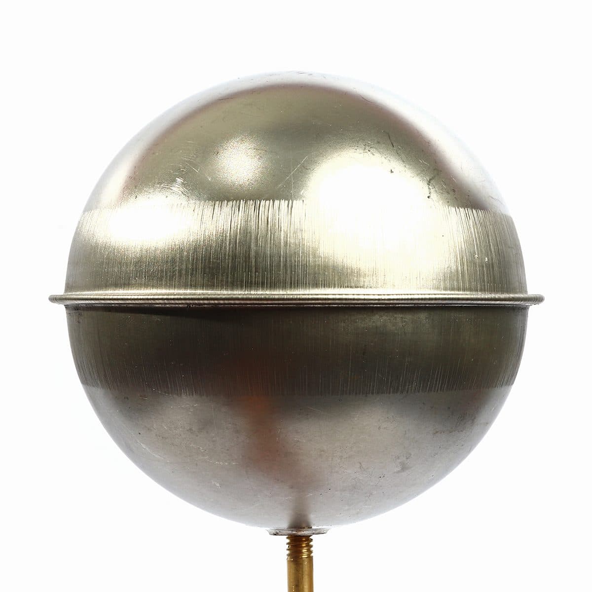 ลูกลอย สแตนเลส แบรนด์ อาร์เอ็ม (RM) ขนาด 3/4 นิ้ว (6 หุน) ใช้สำหรับติดตั้งกับแท้งค์น้ำ ทำหน้าที่เปิด-ปิดวาล์วน้ำในแท้งค์ ไม่เป็นสนิม ใช้งานไ