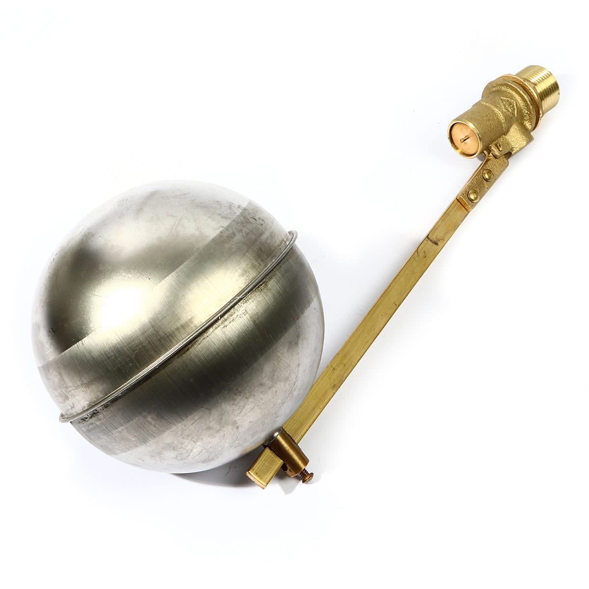 ลูกลอย สแตนเลส แบรนด์ อาร์เอ็ม (RM) ขนาด 1 นิ้ว ใช้สำหรับติดตั้งกับแท้งค์น้ำ ทำหน้าที่เปิด-ปิดวาล์วน้ำในแท้งค์ ไม่เป็นสนิม ใช้งานได้ยาวนาน