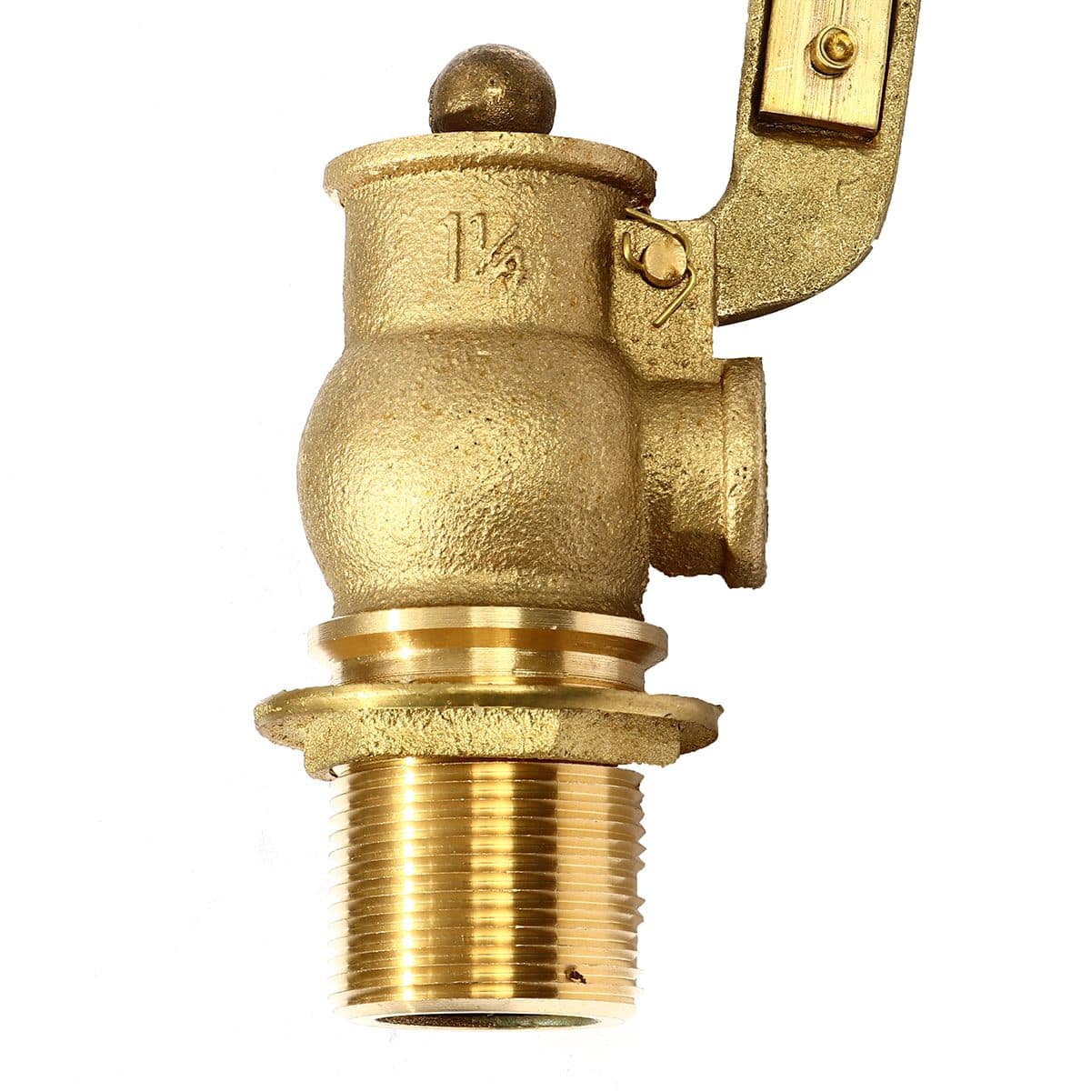 ลูกลอย สแตนเลส แบรนด์ อาร์เอ็ม (RM) ขนาด 1 1/4 นิ้ว ใช้สำหรับติดตั้งกับแท้งค์น้ำ ทำหน้าที่เปิด-ปิดวาล์วน้ำในแท้งค์ ไม่เป็นสนิม ใช้งานได้ยาวน