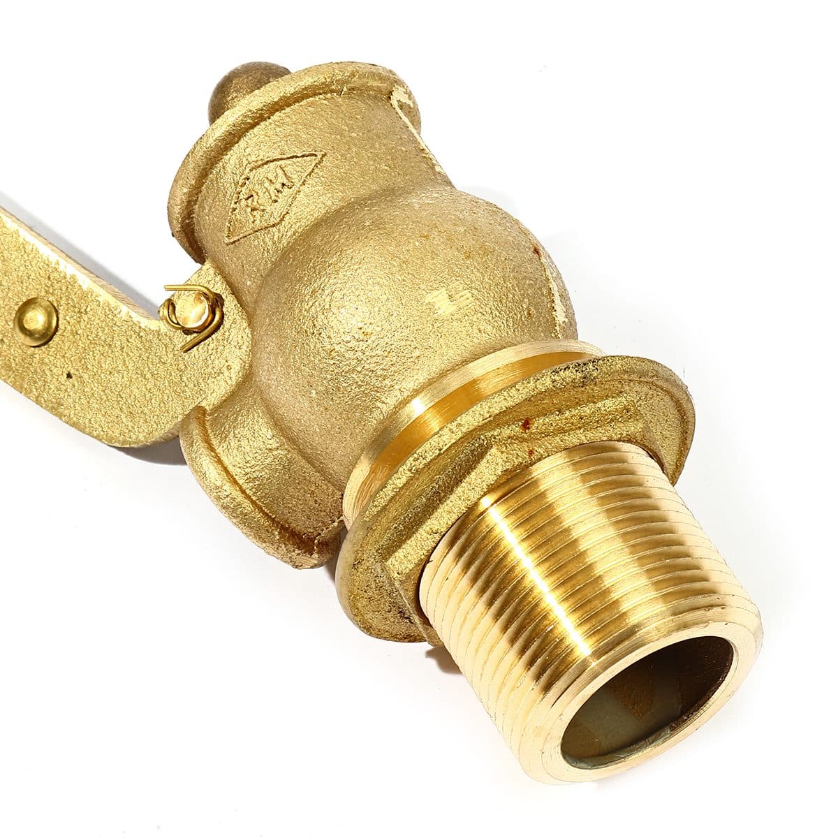 ลูกลอย สแตนเลส แบรนด์ อาร์เอ็ม (RM) ขนาด 1 1/4 นิ้ว ใช้สำหรับติดตั้งกับแท้งค์น้ำ ทำหน้าที่เปิด-ปิดวาล์วน้ำในแท้งค์ ไม่เป็นสนิม ใช้งานได้ยาวน