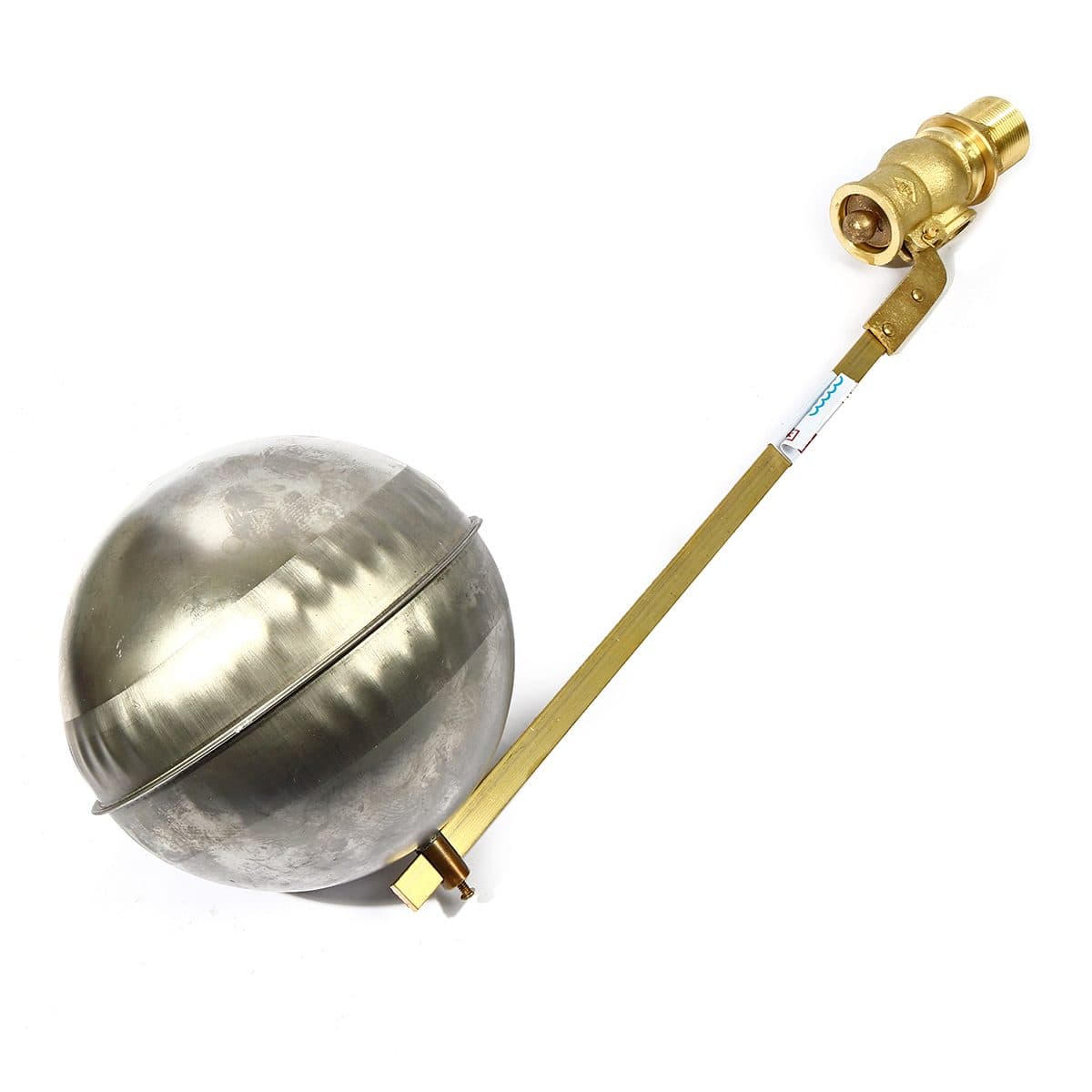 ลูกลอย สแตนเลส แบรนด์ RM ขนาด 1 1/2 นิ้ว ใช้สำหรับติดตั้งกับแท้งค์น้ำ ทำหน้าที่เปิด-ปิดวาล์วน้ำในแท้งค์ ไม่เป็นสนิม ใช้งานได้ยาวนาน