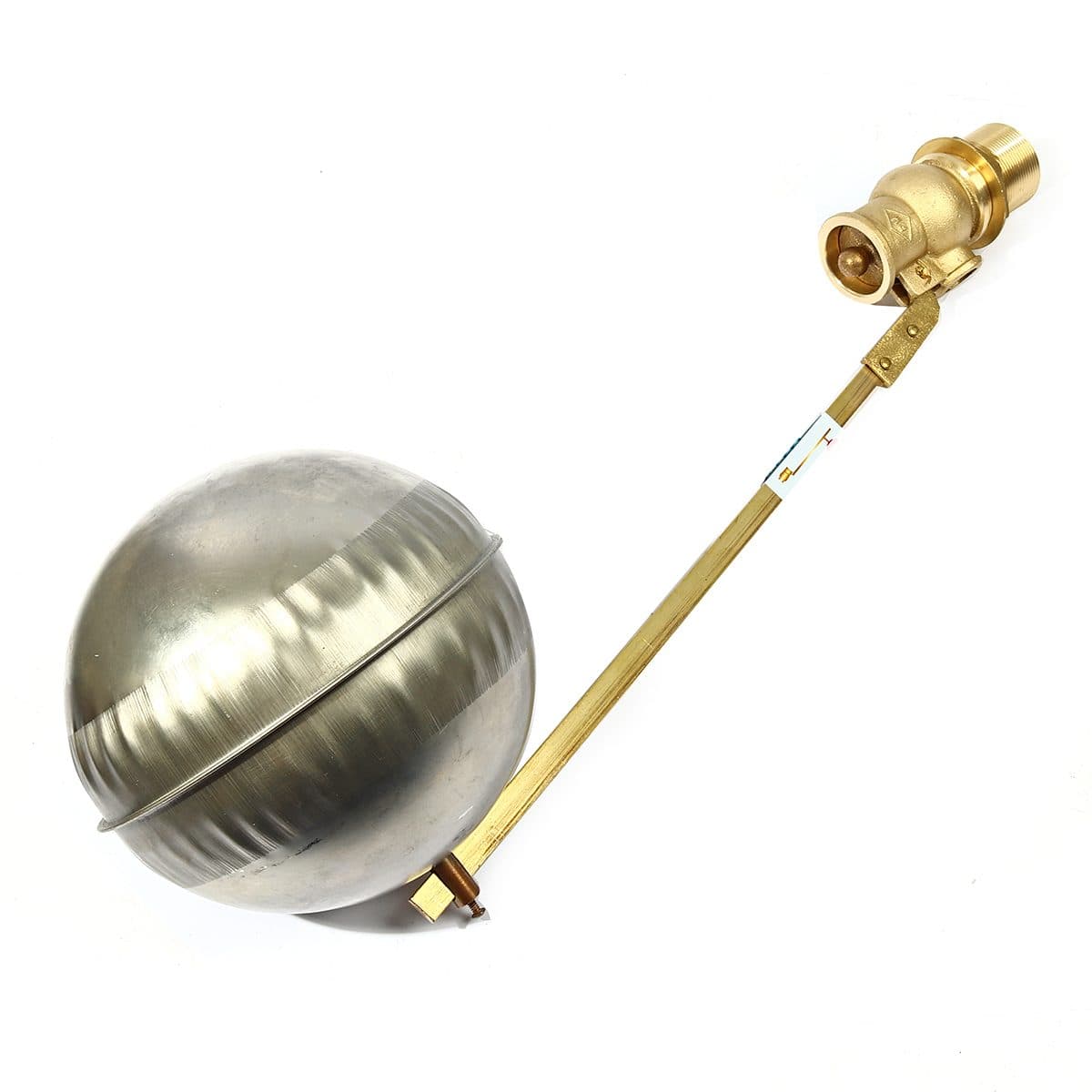 ลูกลอย สแตนเลส แบรนด์ อาร์เอ็ม (RM) ขนาด 2 นิ้ว ใช้สำหรับติดตั้งกับแท้งค์น้ำ ทำหน้าที่เปิด-ปิดวาล์วน้ำในแท้งค์ ไม่เป็นสนิม ใช้งานได้ยาวนาน