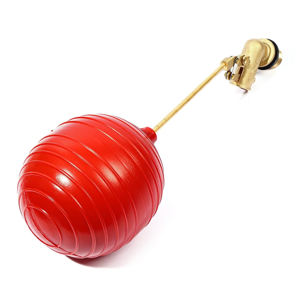 ลูกลอยฉาก พลาสติก แบรนด์ อาร์เอ็ม (RM) ขนาด 1 นิ้ว แหวนพลาสติก + ไส้พลาสติก ใช้สำหรับติดตั้งกับแท้งค์น้ำ ทำหน้าที่เปิด-ปิดวาล์วน้ำในแท้งค์