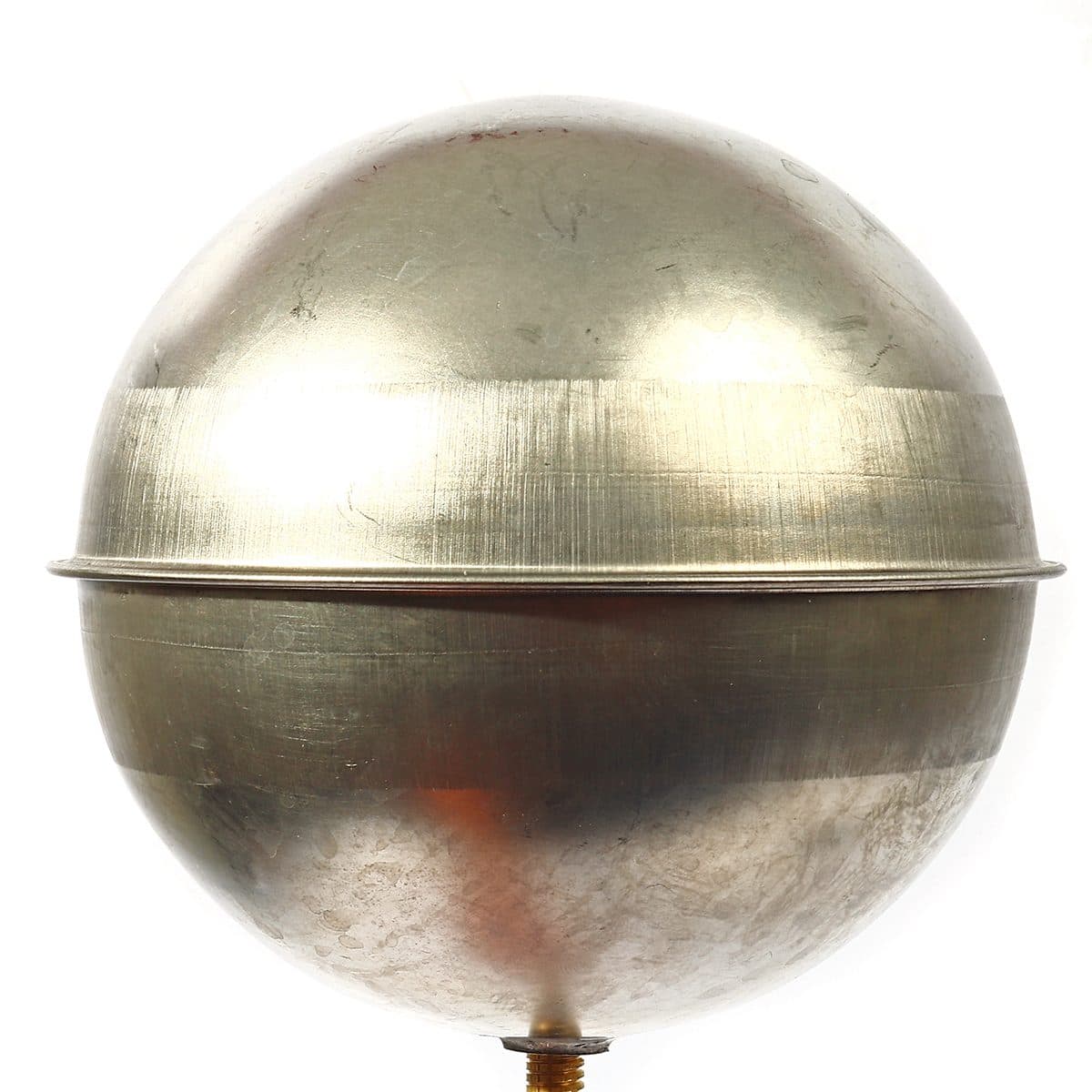 ลูกลอยฉาก สแตนเลส แบรนด์ อาร์เอ็ม (RM) ขนาด 3/4 นิ้ว (6 หุน) ใช้สำหรับติดตั้งกับแท้งค์น้ำ ทำหน้าที่เปิด-ปิดวาล์วน้ำในแท้งค์ ไม่เป็นสนิม