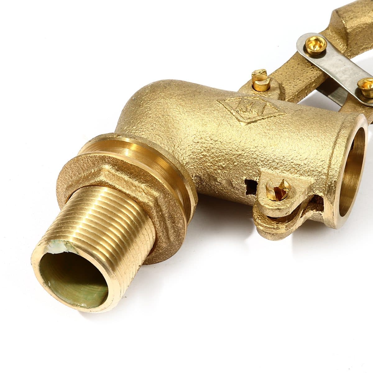 ลูกลอยฉาก สแตนเลส แบรนด์ อาร์เอ็ม (RM) ขนาด 3/4 นิ้ว (6 หุน) ใช้สำหรับติดตั้งกับแท้งค์น้ำ ทำหน้าที่เปิด-ปิดวาล์วน้ำในแท้งค์ ไม่เป็นสนิม