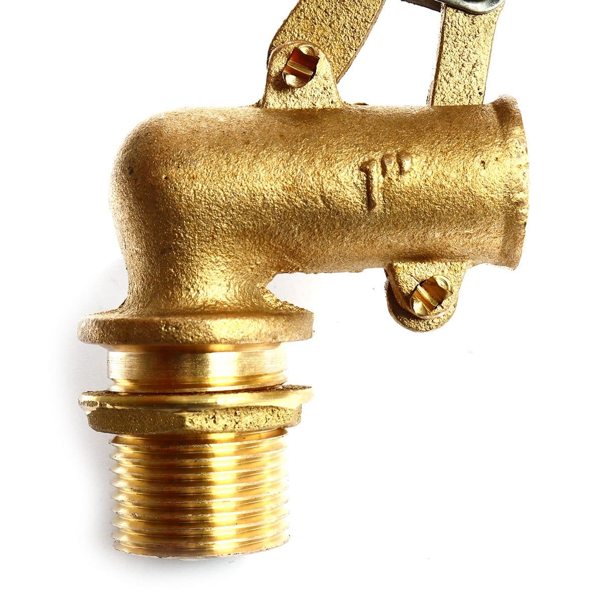 ลูกลอยฉาก สแตนเลส แบรนด์ อาร์เอ็ม (RM) ขนาด 1 นิ้ว ใช้สำหรับติดตั้งกับแท้งค์น้ำ ทำหน้าที่เปิด-ปิดวาล์วน้ำในแท้งค์ ไม่เป็นสนิม