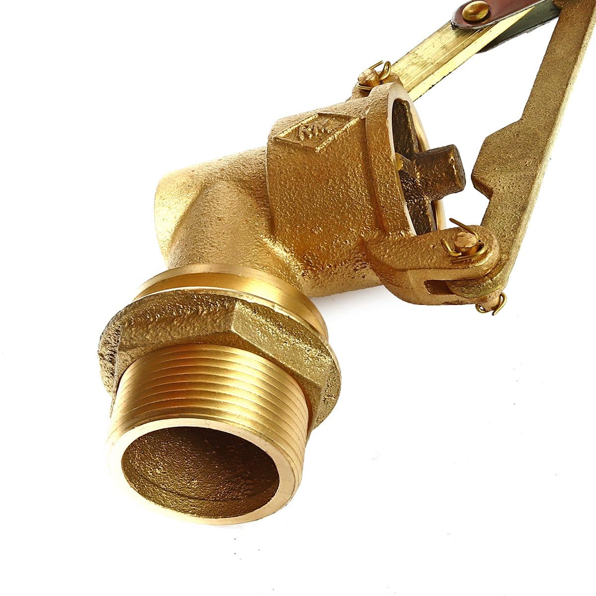 ลูกลอยฉาก สแตนเลส แบรนด์ อาร์เอ็ม (RM) ขนาด 1 1/2 นิ้ว ตั้งกับแท้งค์น้ำ ทำหน้าที่เปิด-ปิดวาล์วน้ำในแท้งค์ ไม่เป็นสนิม