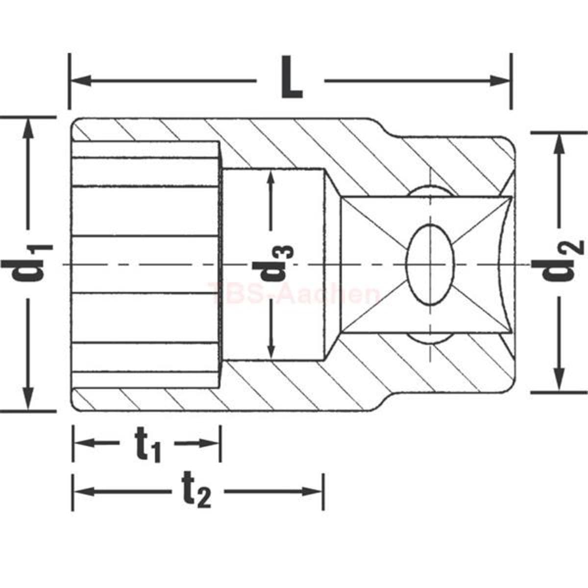 50 22 SOCKET 1/2"