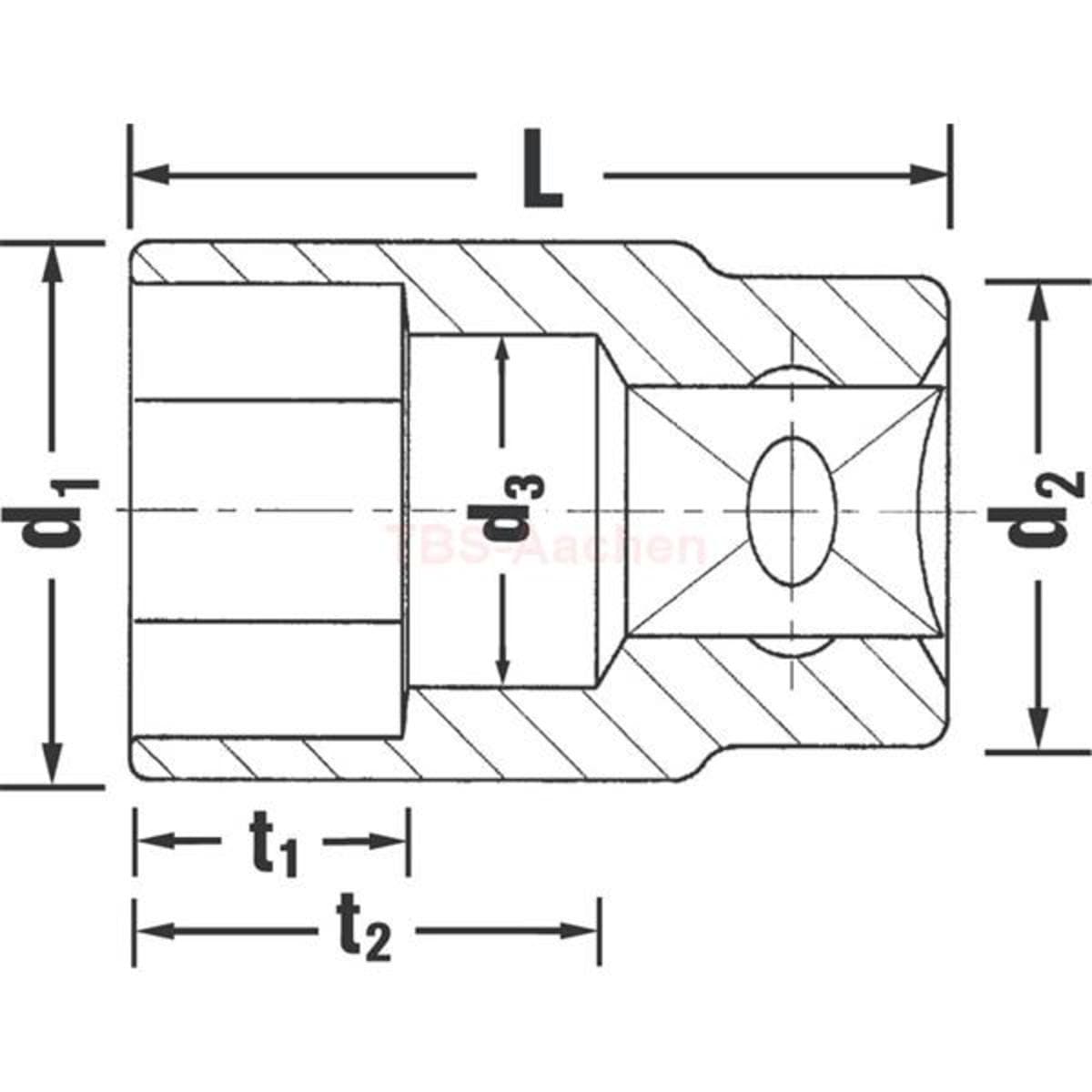 52 13 SOCKET 1/2"