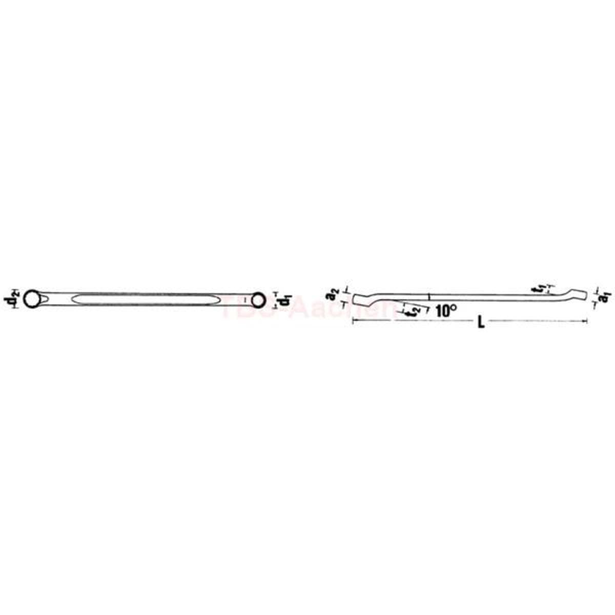 23 22X24 DOUBLE ENDED RING SPANNERS