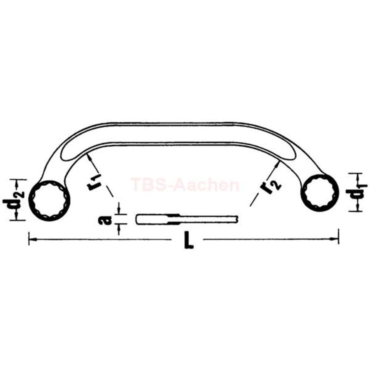 27 14X16 DOUBLE ENDED RINGSPANNER