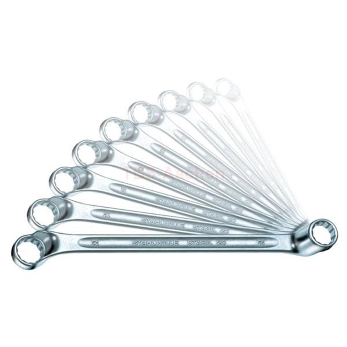 20/7N SET DOUBLE ENDED RINGSPANNERS