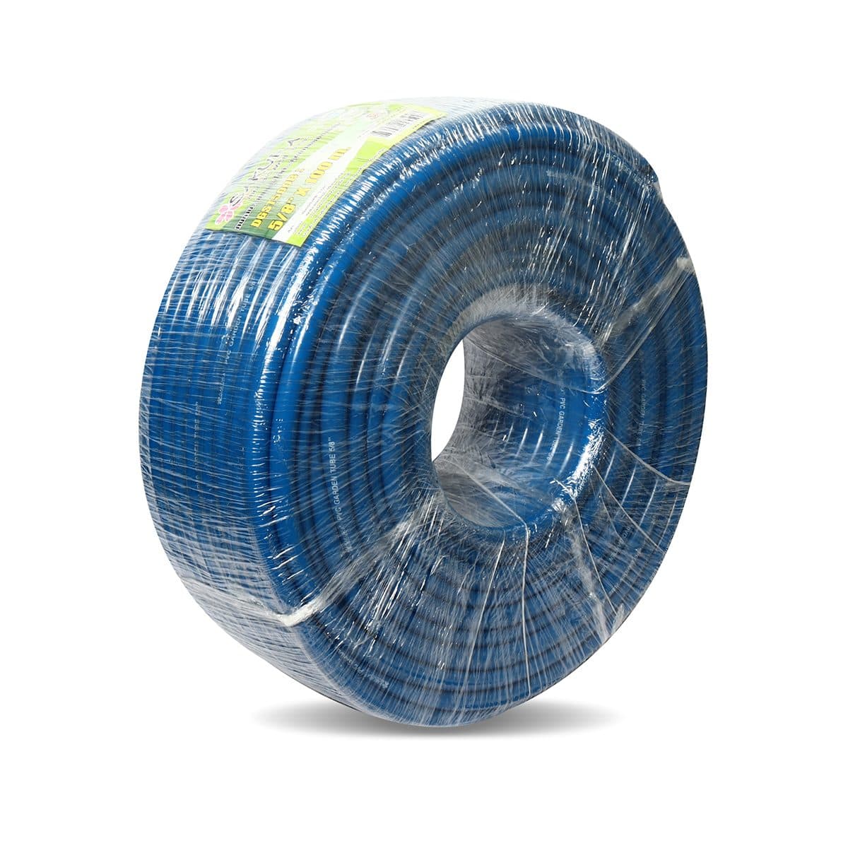 สายยางการ์เด้น SAKURA สายพีวีซีแบบยางเด้ง ขนาด 5/8" X 100 เมตร (สีน้ำเงิน) ผลิตจาก PVC เกรด A น้ำหนักเบา กลิ่นไม่ฉุน