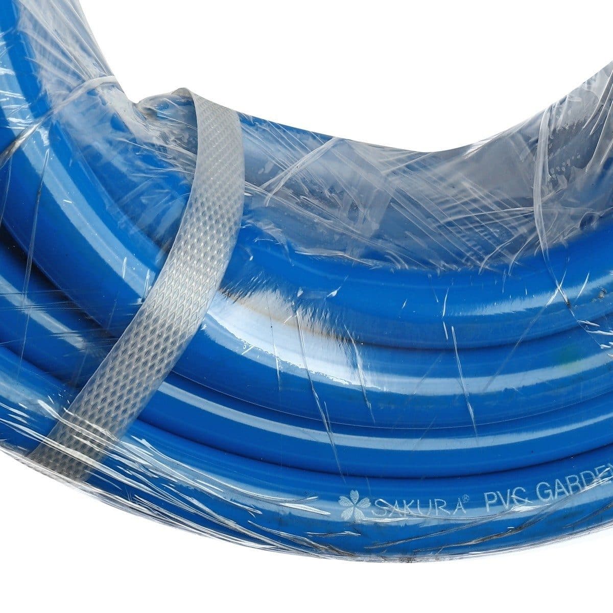 สายยางการ์เด้น งานสวน ซากุระ (SAKURA) ขนาด 5/8 นิ้ว ยาว 10 ม. สาย PVC แบบยางเด้ง ทนแรงดันสูงสุด 9 บาร์ สายไม่แบนแฟบ ผลิตจาก PVC เกรด A กลิ่น