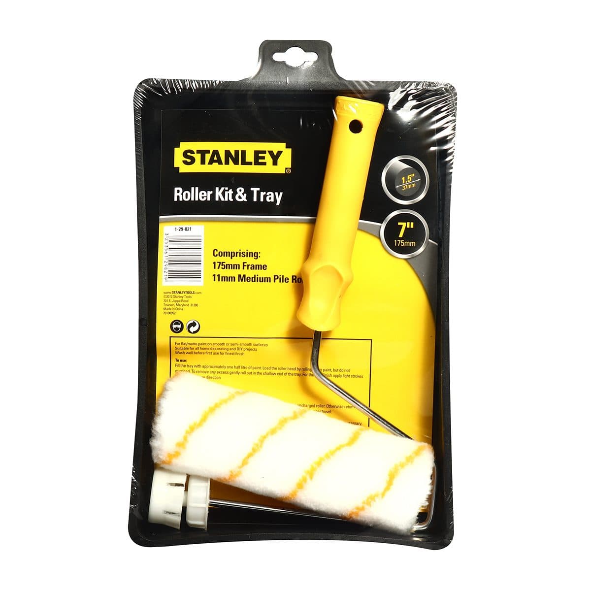 29-821 ชุดลูกกลิ้งอะครีลิค พร้อมถาด 7"